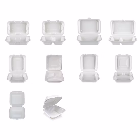 일회용 퇴비화 사탕수수 사탕수수 종이 파티 용품